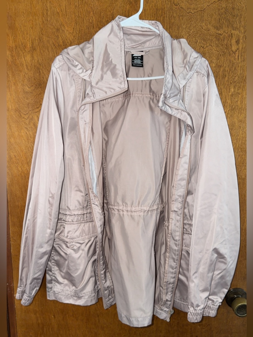 Avia Pale Blush Lightweight Hooded Utility Jacket